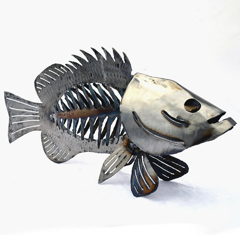 Bass sculpture 18"