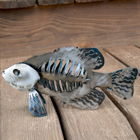 Crappie sculpture 12"