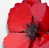 Poppy flower stake