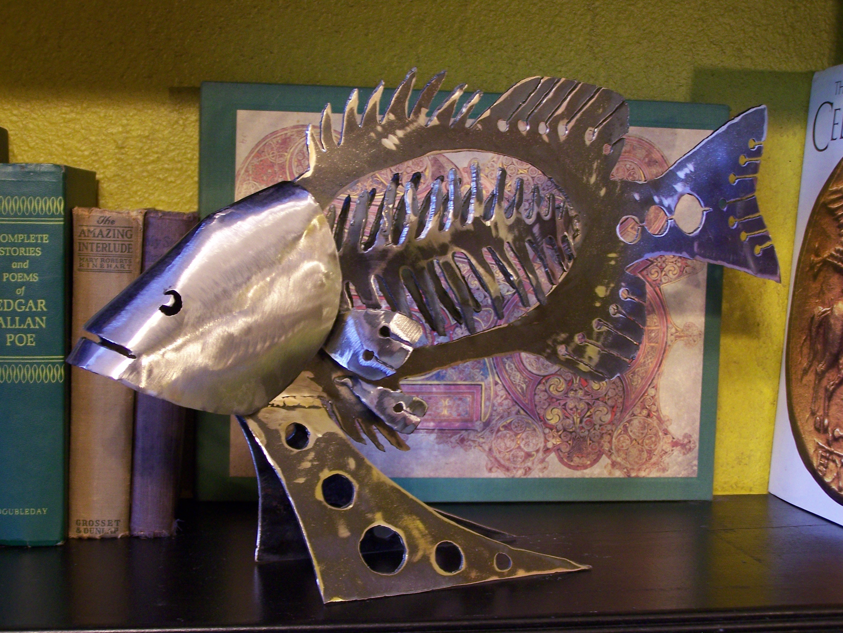 Fish sculptures
