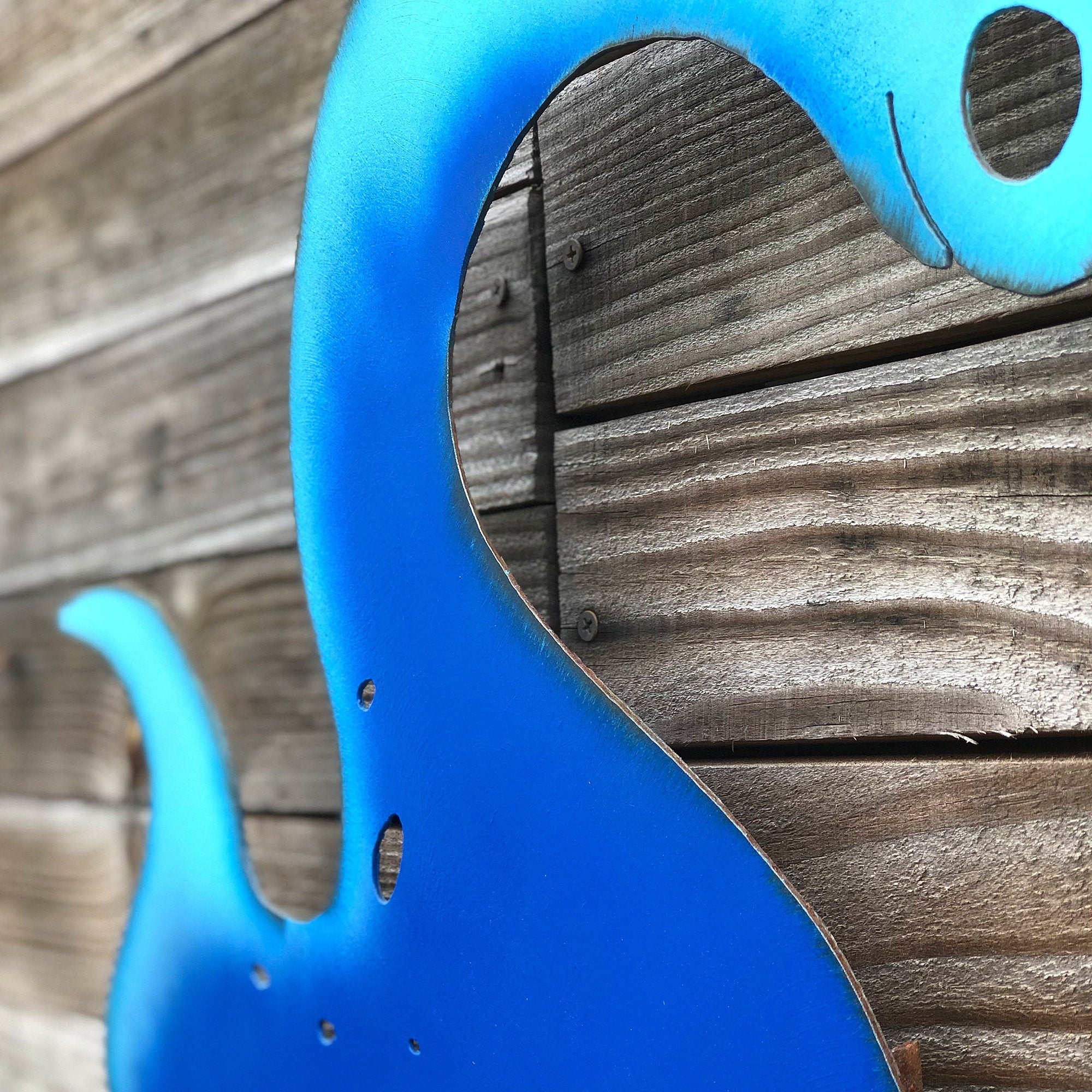 Handmade Metal Plesiosaur Wall Art: Unique Dinosaur Decor