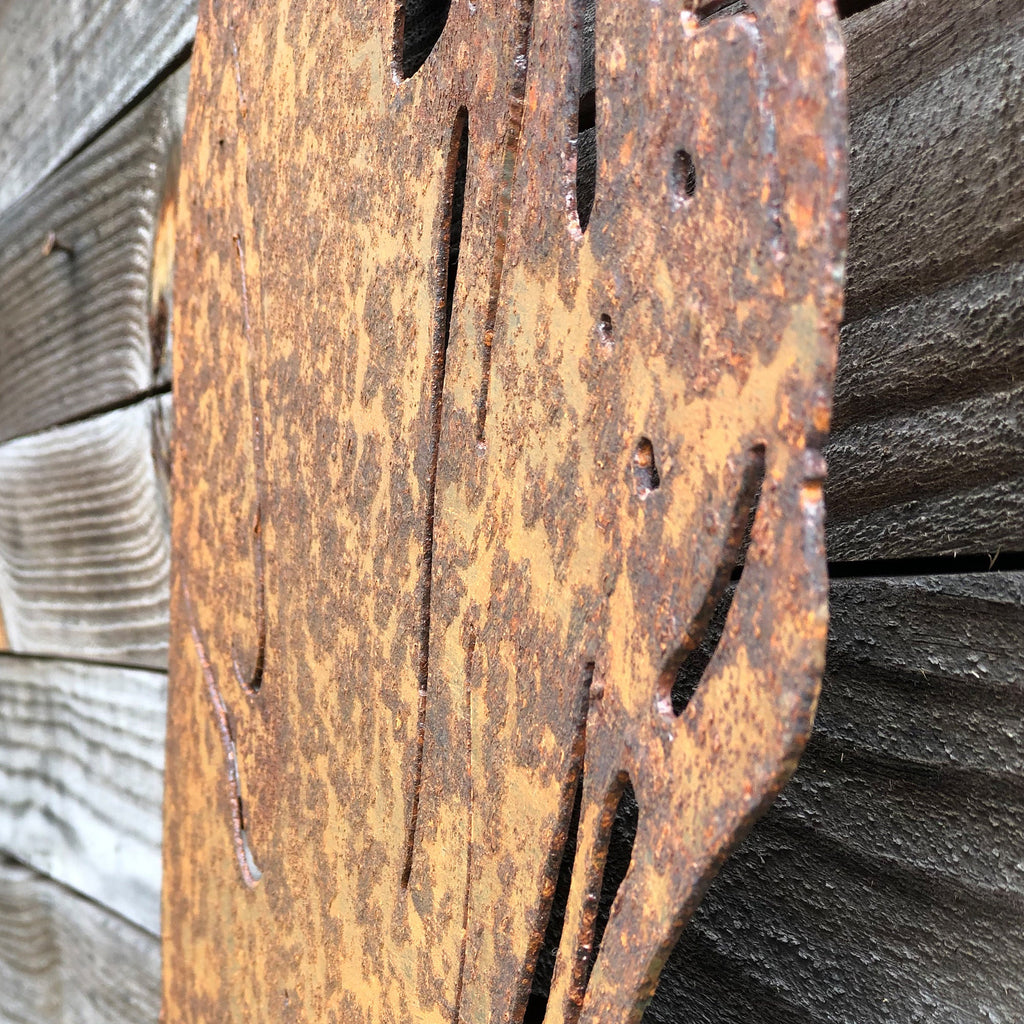 Rustic Metal Boxer Dog Wall Art - Farmhouse Decor