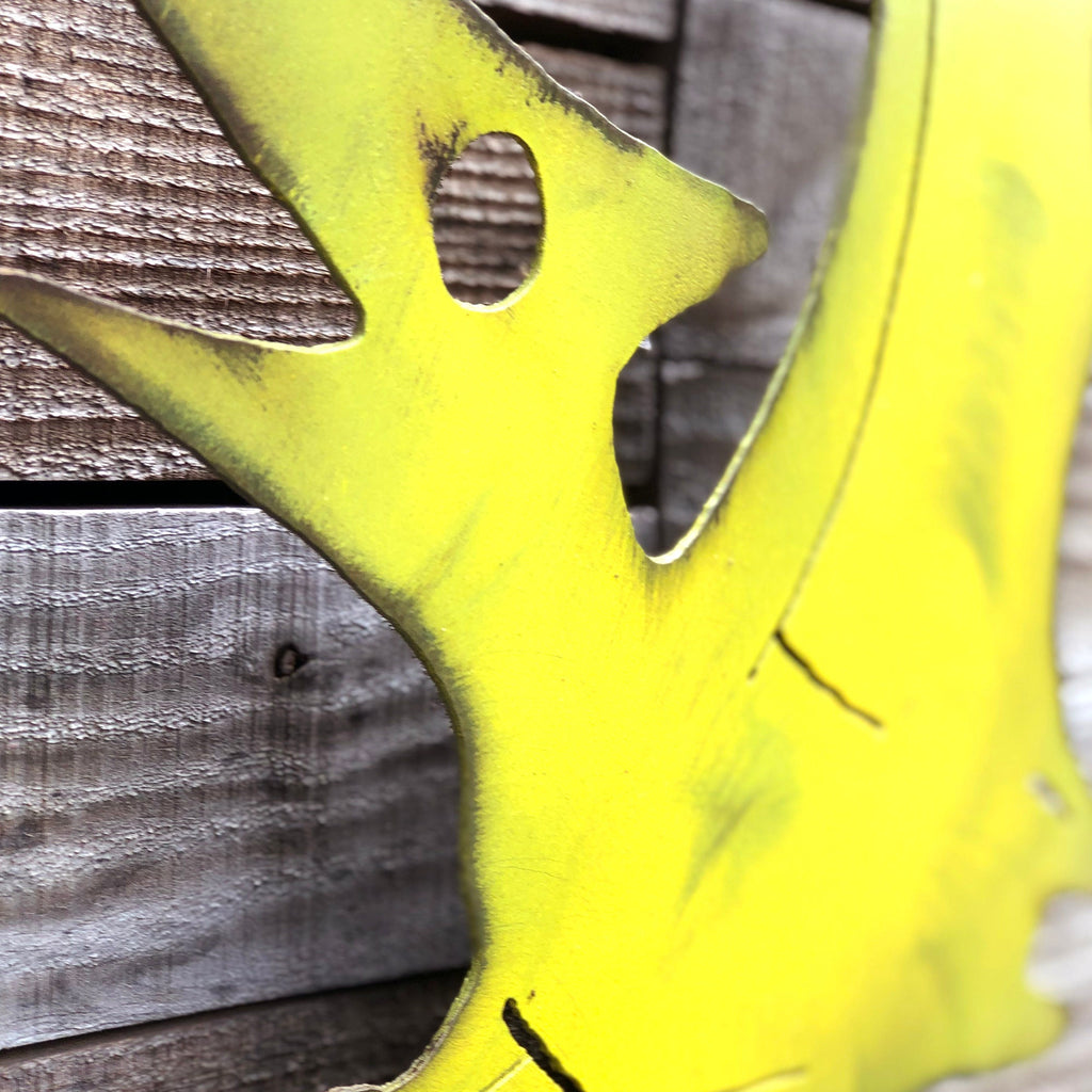 Handmade Metal Pterodactyl Wall Art: Unique Dinosaur Decor