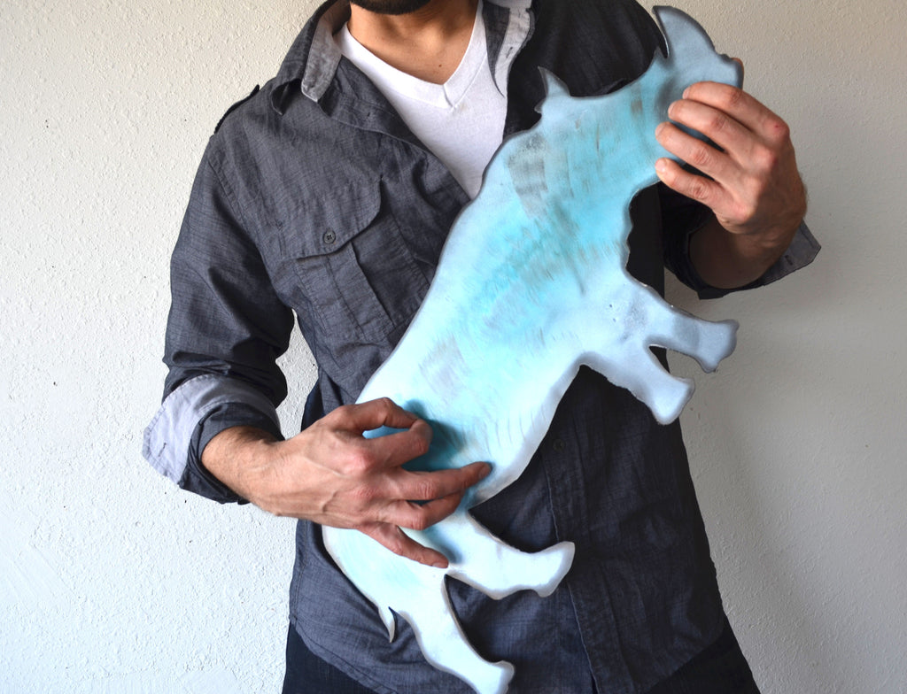 Rhino wall hanging