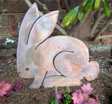 Rabbit stylish garden stake