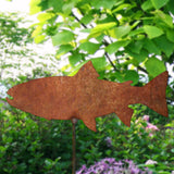 Trout garden stake