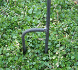 bulldog face garden stake